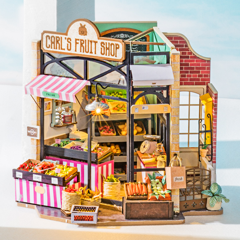 DIY Miniature Model Kit: Morning Fruit Store