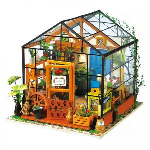 Rolife Cathy’s Flower House DG104 DIY Wooden Dollhouse