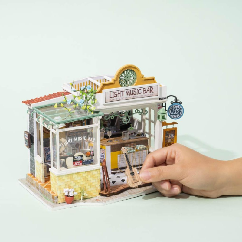 Rolife DIY Miniature Dollhouse - Light Music Bar DG147 Sparetime