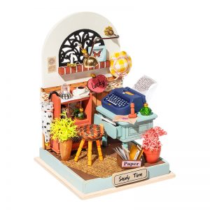 Rolife Record Mood (Study) DS017 DIY Wooden Dollhouse