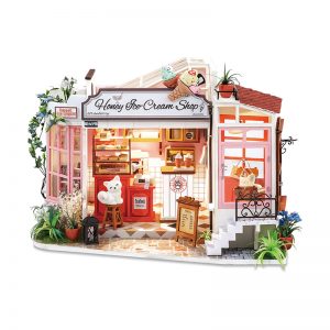 Rolife Honey Ice-cream Shop DG148 DIY Wooden Dollhouse