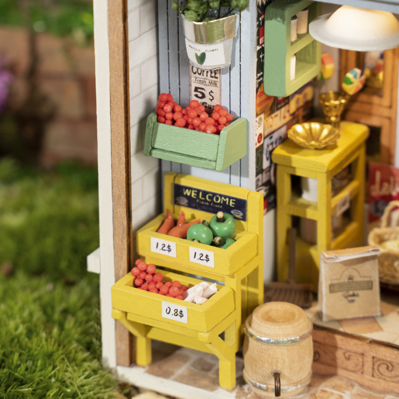 DIY Miniature Model Kit: Morning Fruit Store