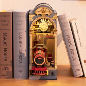 time travel train bookend