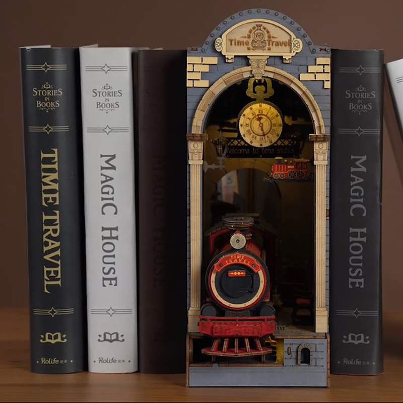 Rolife Time Travel 3D Wooden DIY Miniature House Book Nook TGB04 – Sparetime