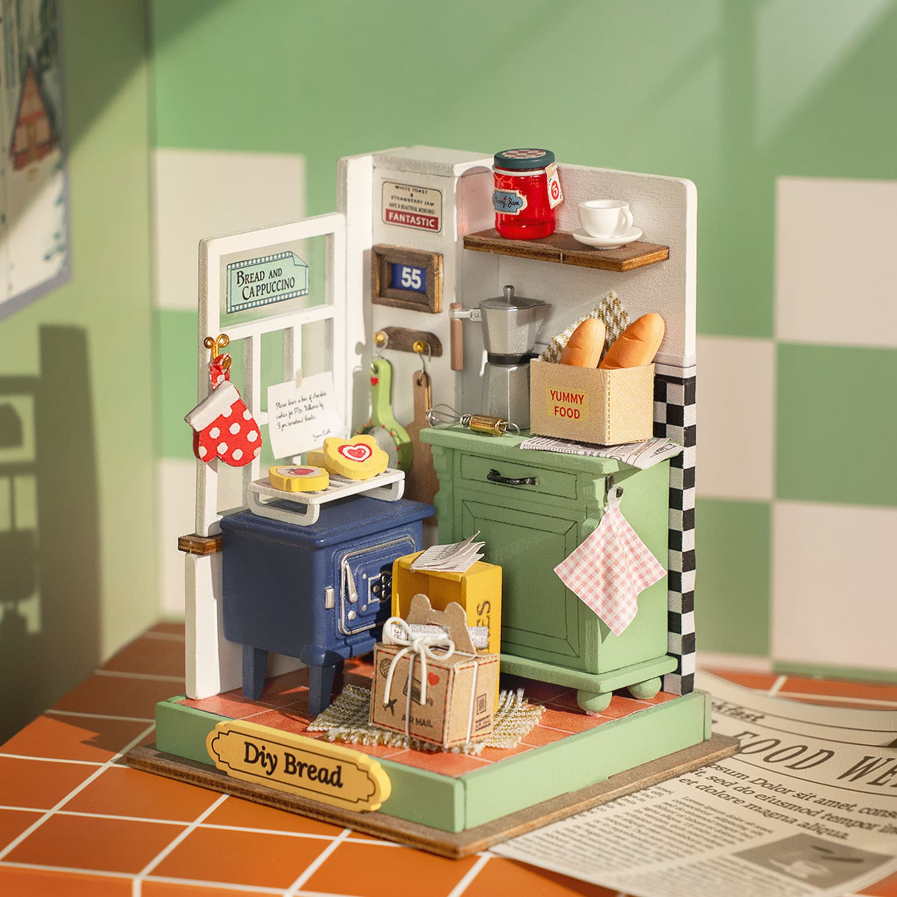 Rolife Afternoon Baking Time Diy Miniature House Ds029 - Rolife