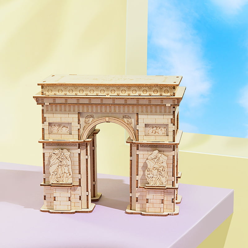 Classic 3D Wood Puzzles; Arc de Triomphe