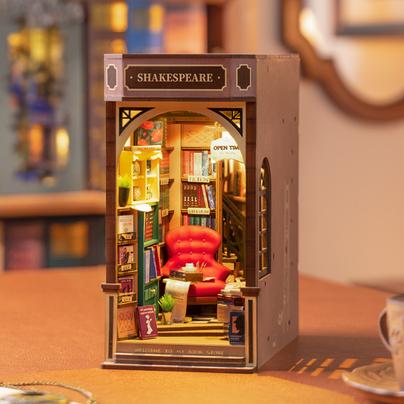 Rolife Sunshine Town 3D Wooden DIY Miniature House Book Nook -  France